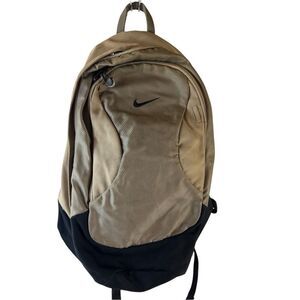 Nike beige backpack 2 zipper 21"x14"‎